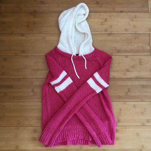 Pink Wet Seal Hooded Sweater